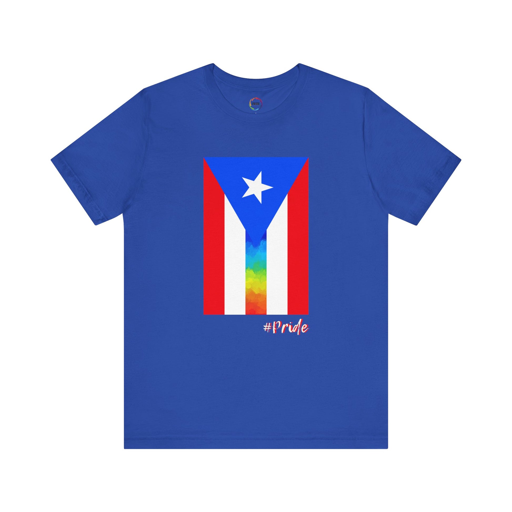 Puerto Rican PRIDE Flag Tee - Unisex Short Sleeve T-Shirt for LGBTQ community