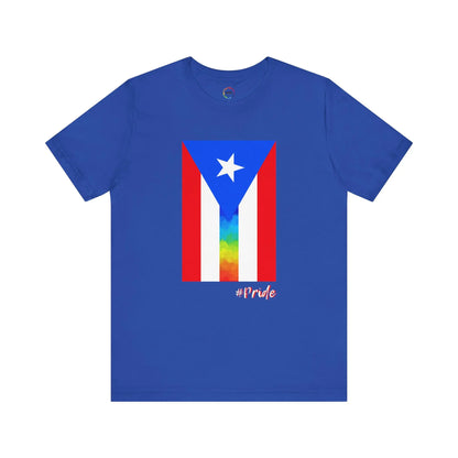 Puerto Rican PRIDE Flag Tee - Unisex Short Sleeve T-Shirt for LGBTQ community Printify