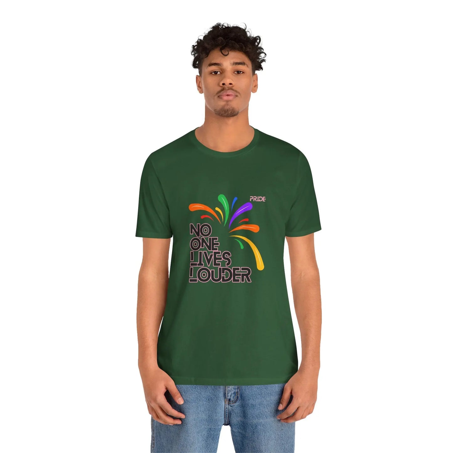 No One Lives Louder Unisex Short Sleeve Tee Printify