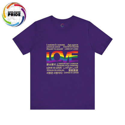 Love is Love Tee | 15 different languages Printify