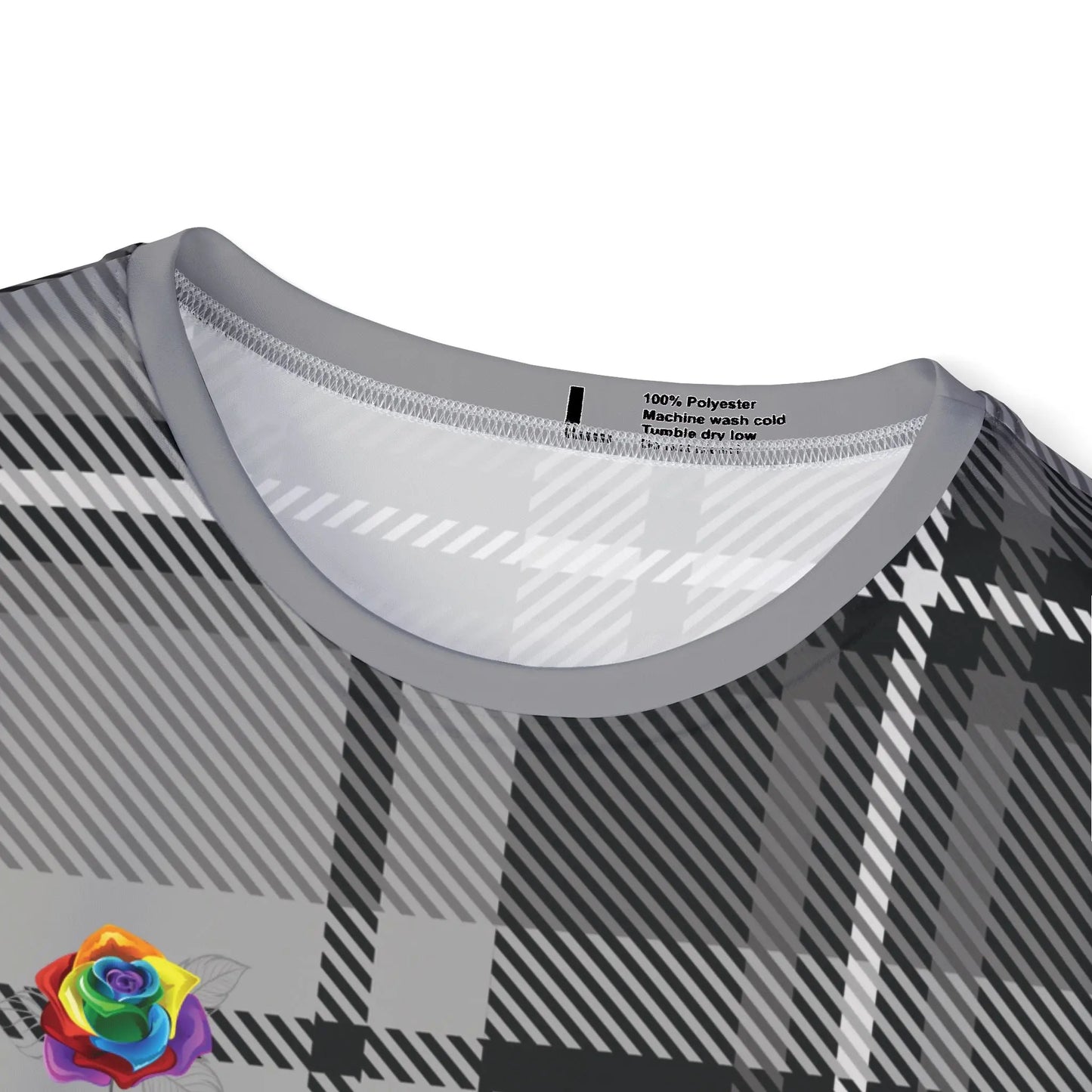 Men's PRIDE Flower Plaid Shirt - Perfect for Active Days and Casual Outings Printify