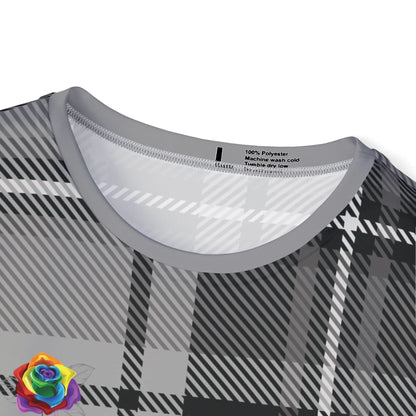 Men's PRIDE Flower Plaid Shirt - Perfect for Active Days and Casual Outings Printify