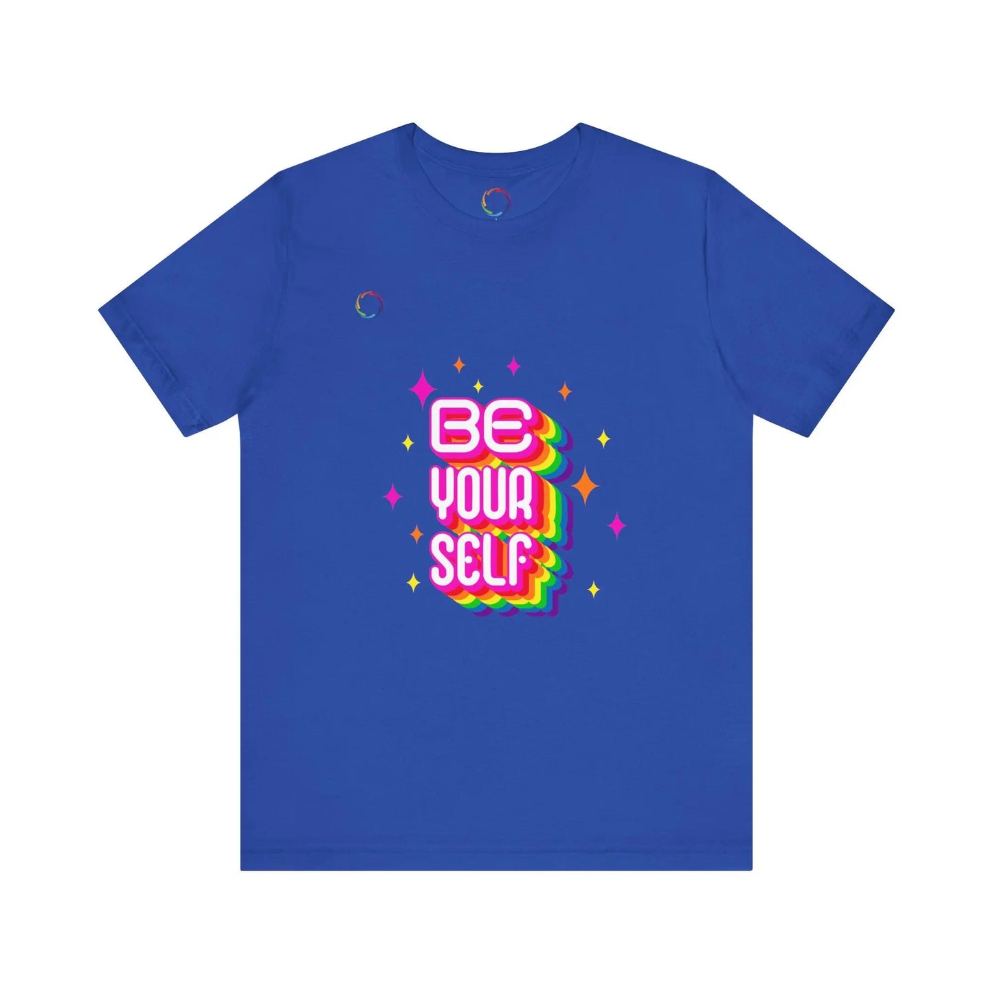 Be Yourself Rainbow Tee Printify