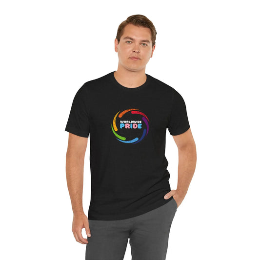 Worldwide Pride Logo Tee - Celebrate Love and Diversity Printify