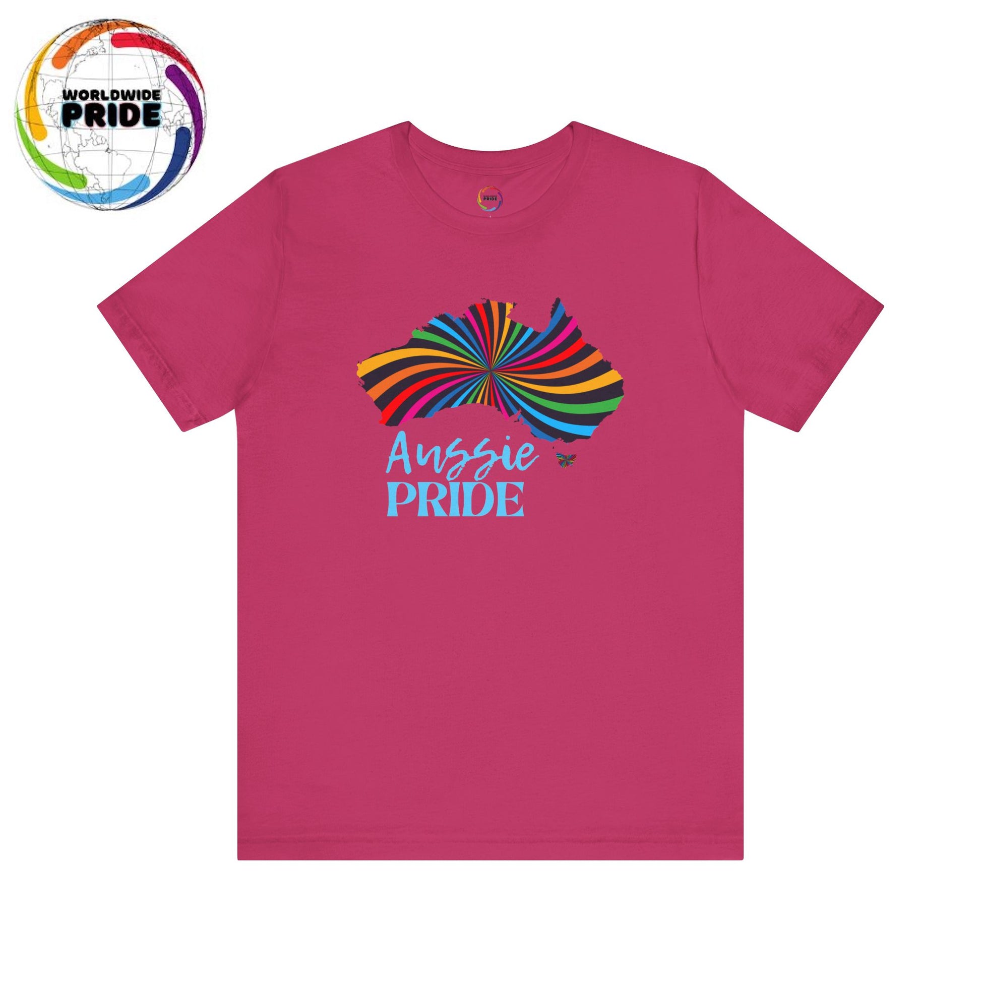 Aussie Pride Unisex Short Sleeve Tee - Celebrate Diversity and Inclusivity