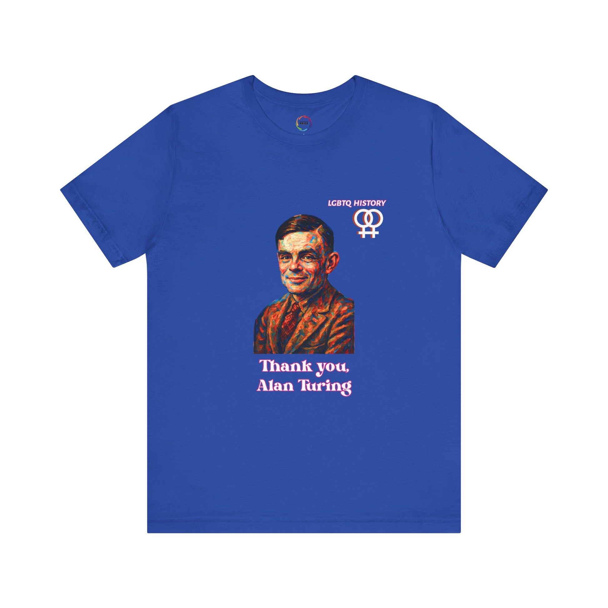 Alan Turing Inspired Thank You Tee, Inspirational T-Shirt, STEM Gift, Tech Enthusiast Shirt, Unisex Casual Wear, Geeky Gift
