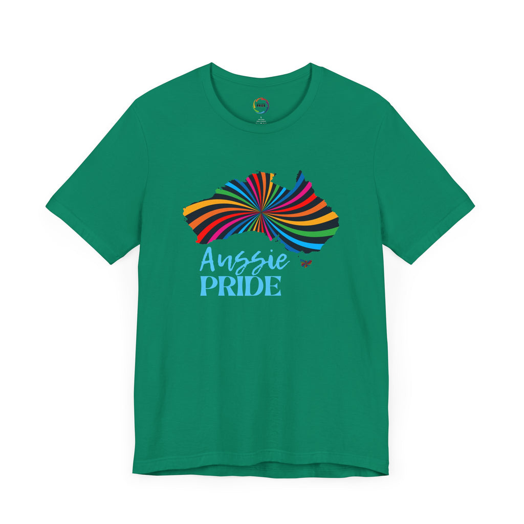 Aussie Pride Unisex Short Sleeve Tee - Celebrate Diversity and Inclusivity