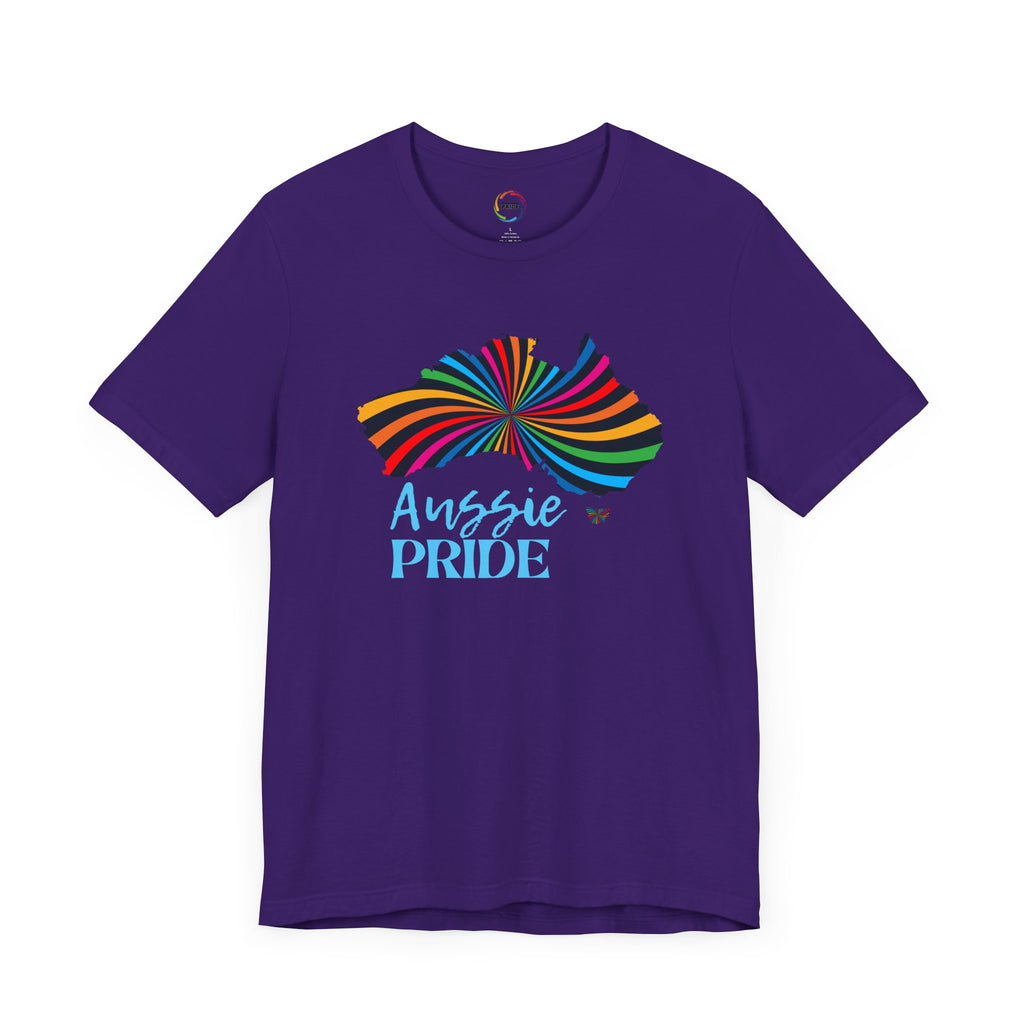 Aussie Pride Unisex Short Sleeve Tee - Celebrate Diversity and Inclusivity
