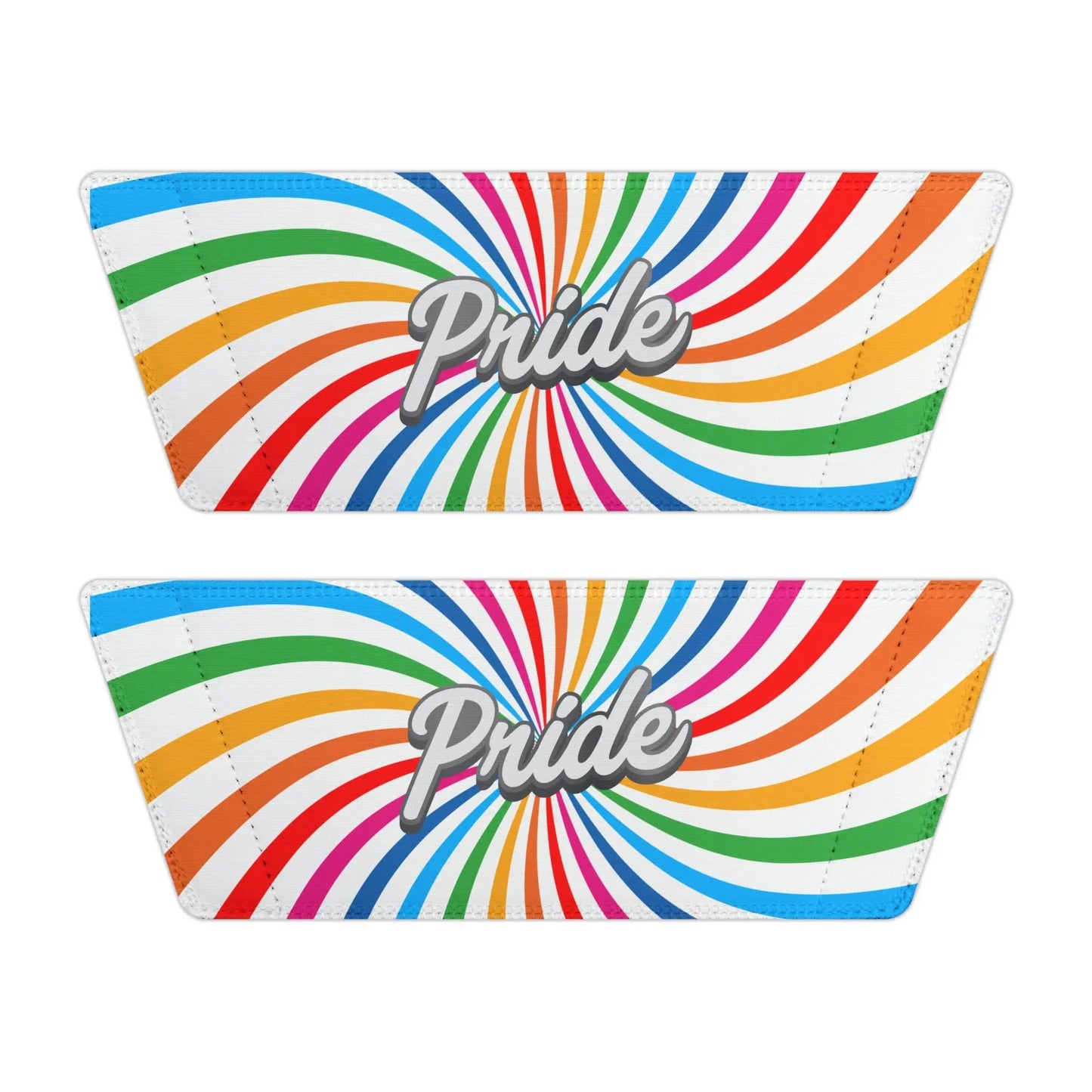 Men's Pride Spiral Sandals - Colorful Summer Footwear Printify