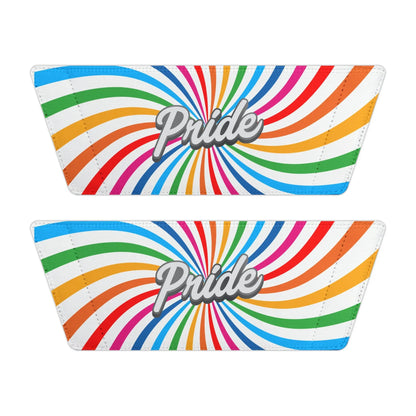 Men's Pride Spiral Sandals - Colorful Summer Footwear Printify