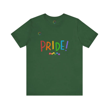 Pride Unisex Bella+Canvas Flowers Tee Printify