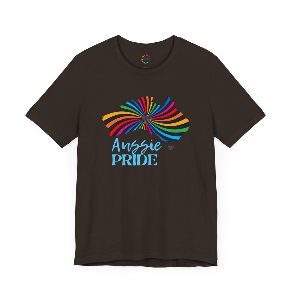 Aussie Pride Unisex Short Sleeve Tee - Celebrate Diversity and Inclusivity