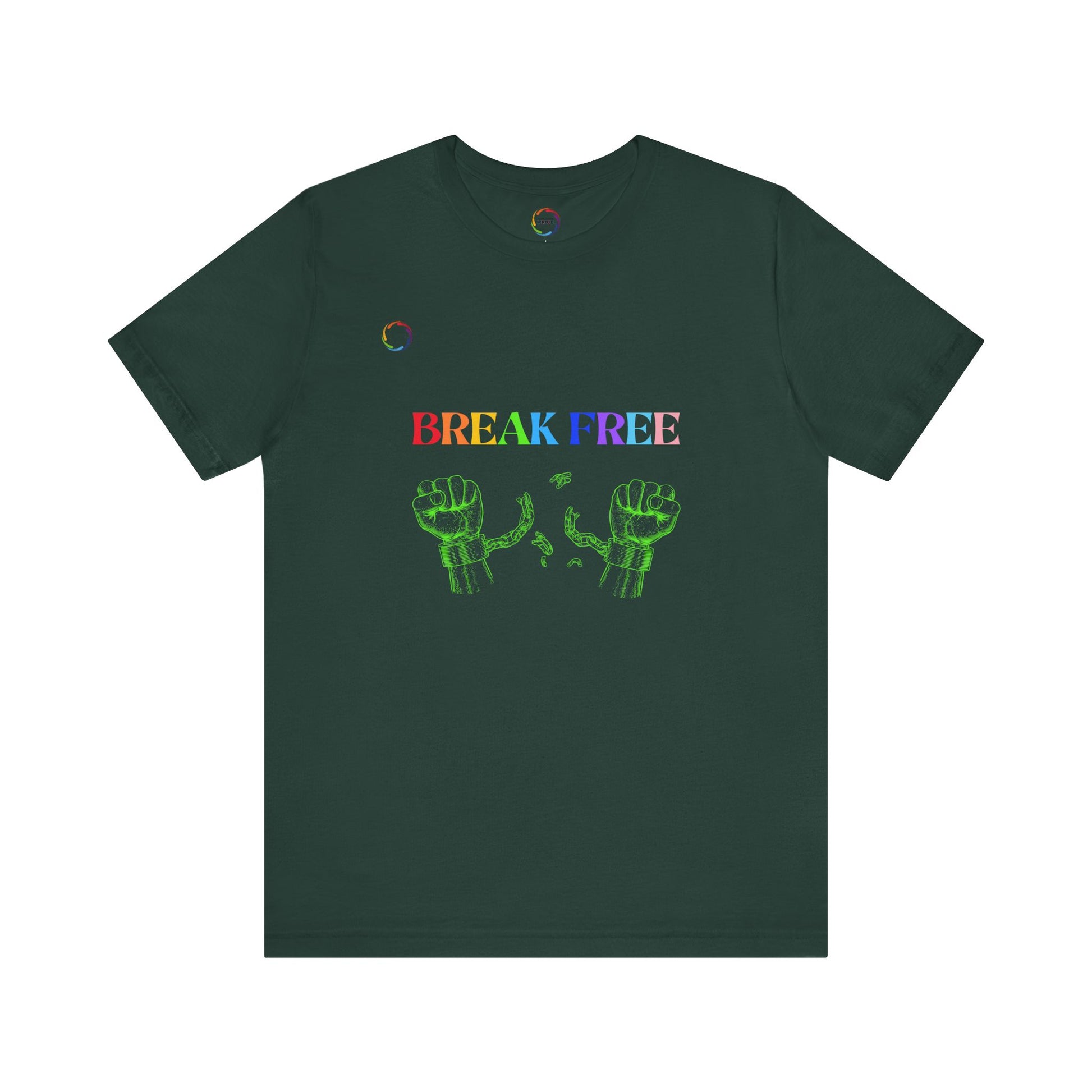 Break Free PRIDE Unisex Tee - Celebrate Empowerment and Freedom