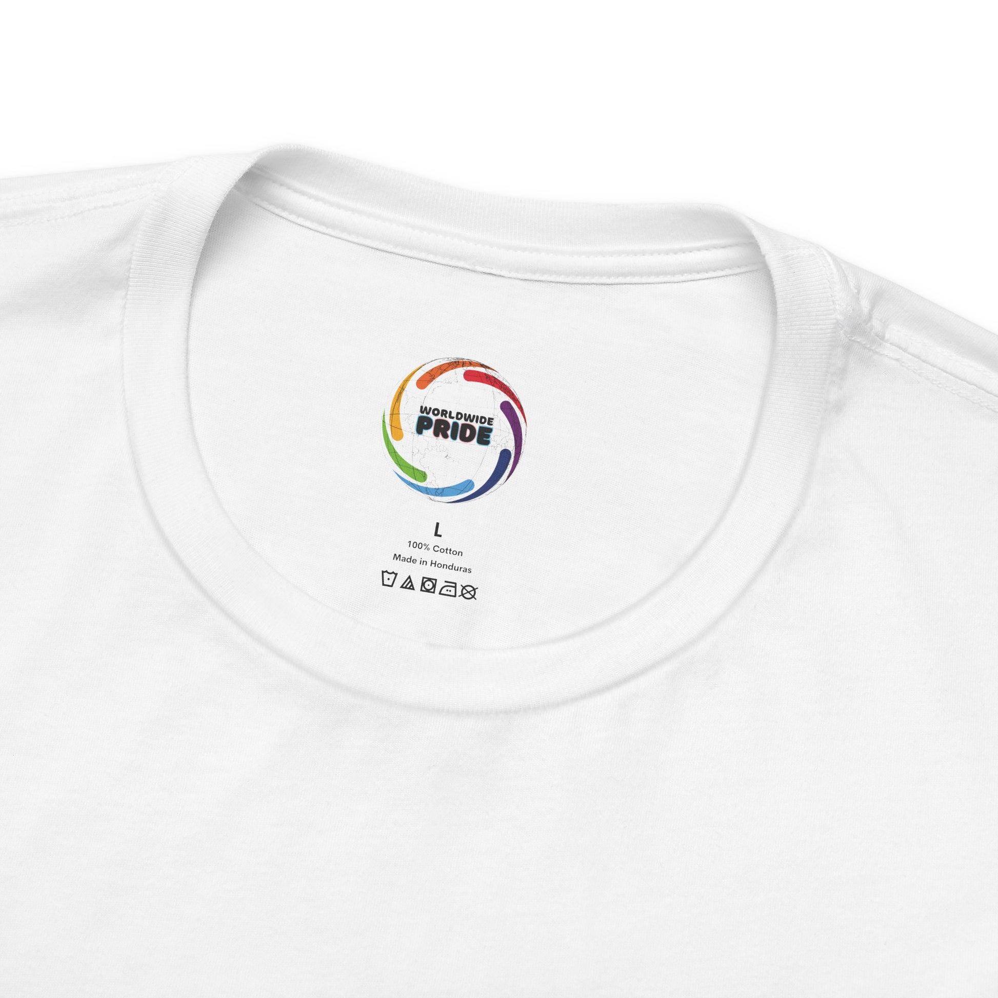 PRIDE Heart Bella+Canvas Unisex Tee - "Love Always Wins"