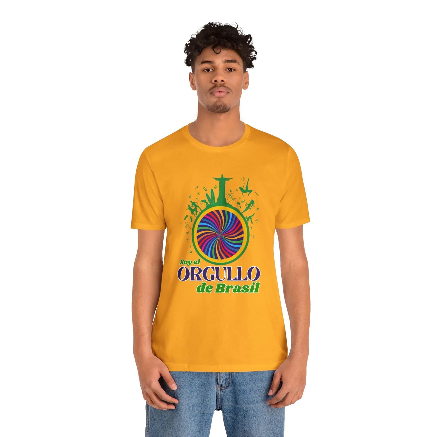 Repping Brazil Pride T-Shirt - "Soy el Orgullo de Brasil" Unisex Tee Printify