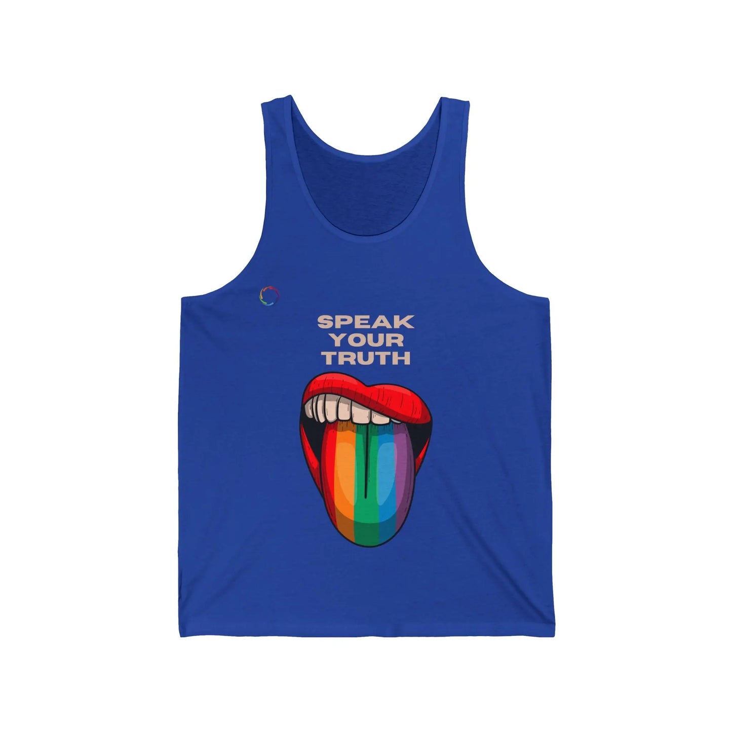 PRIDE Unisex Tank - Speak Your Truth - Colorful LGBTQ+ Statement Top Printify