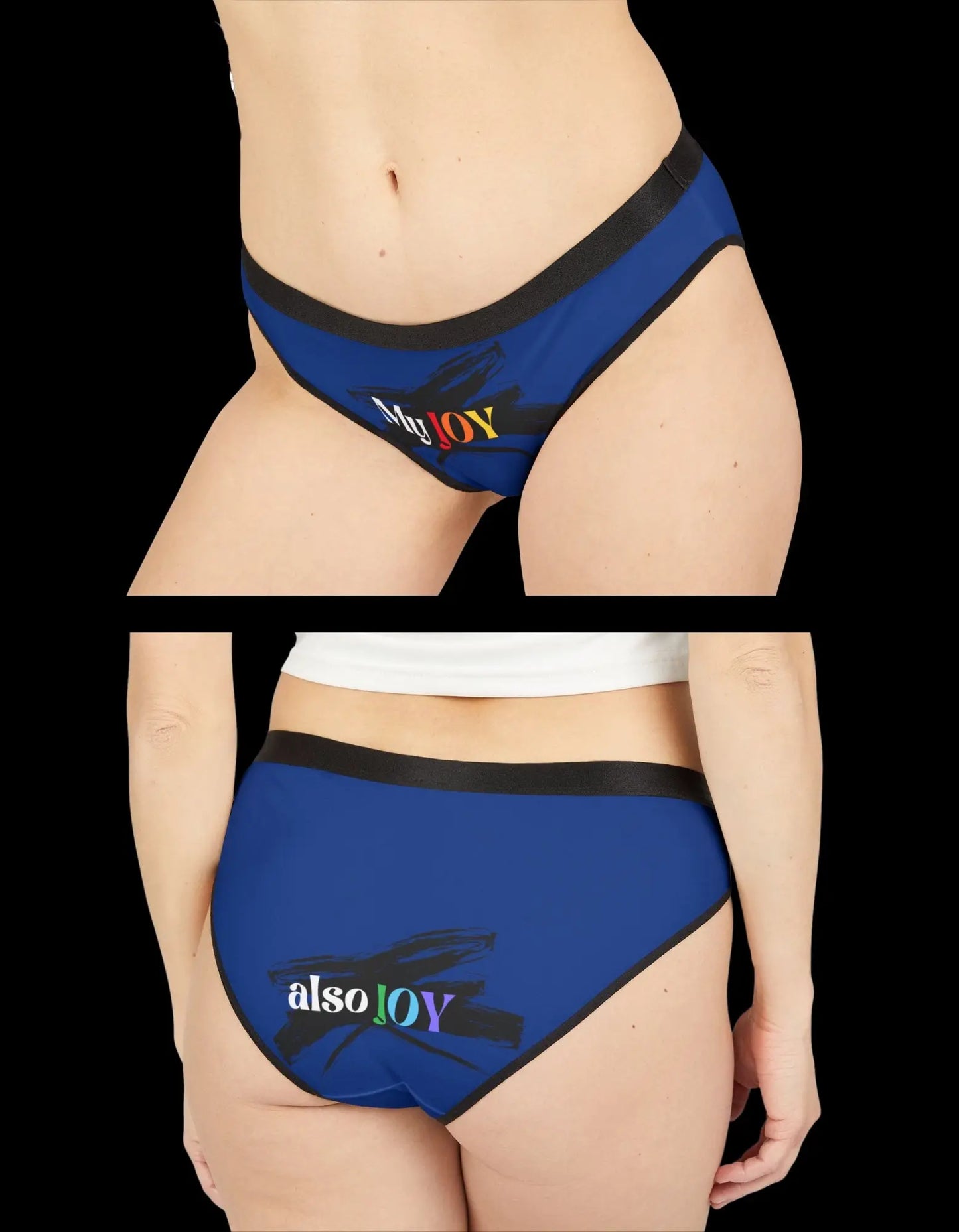 Blue PRIDE-Themed Women's Underwear - My Joy/Also Joy Printify
