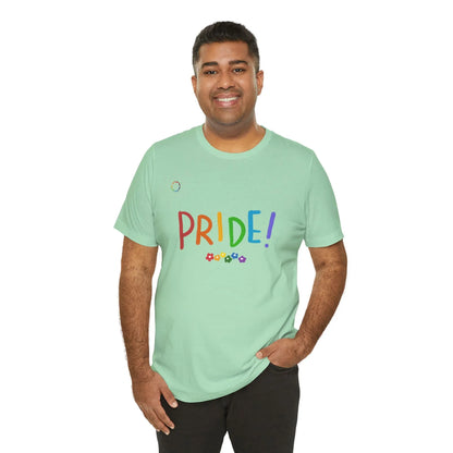Pride Unisex Bella+Canvas Flowers Tee Printify