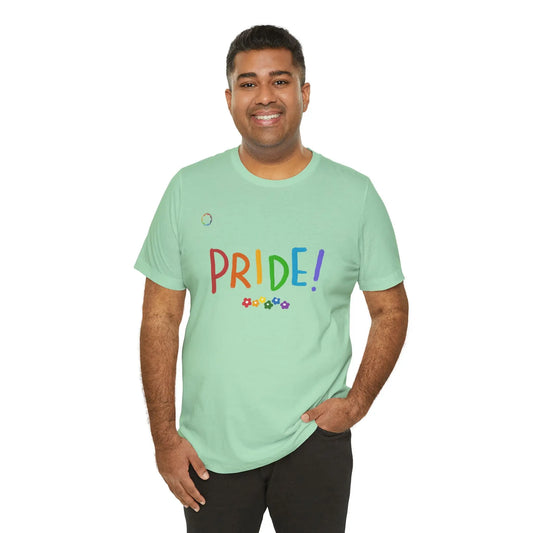 Pride Unisex Bella+Canvas Flowers Tee Printify