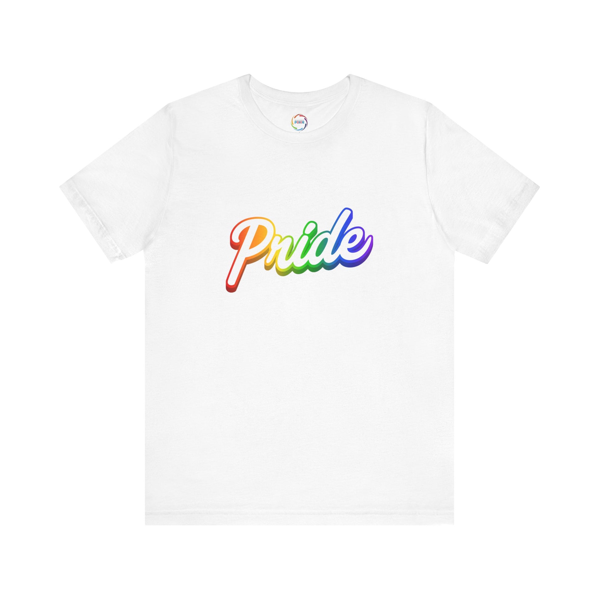 PRIDE in script Short Sleeve Tee