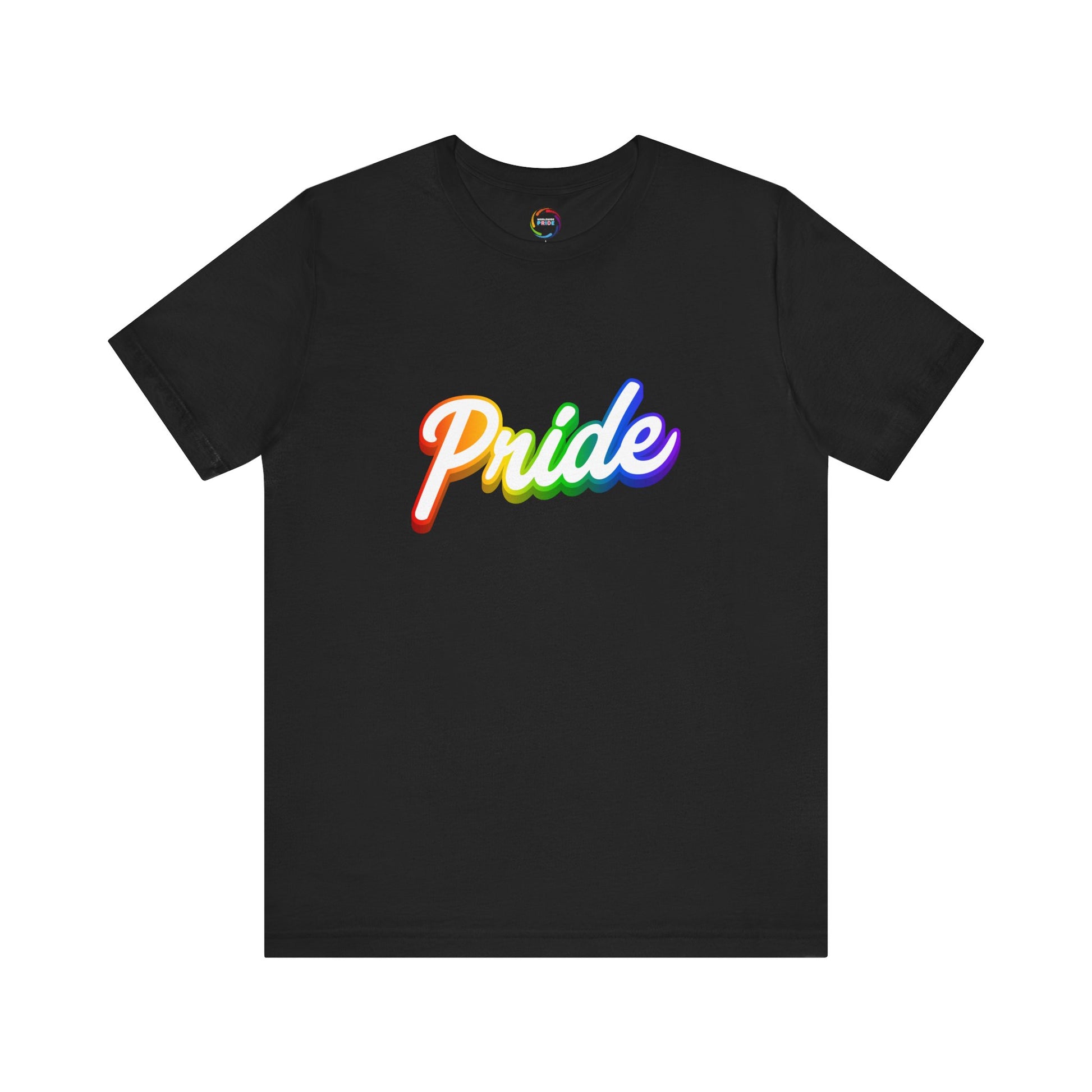 PRIDE in script Short Sleeve Tee