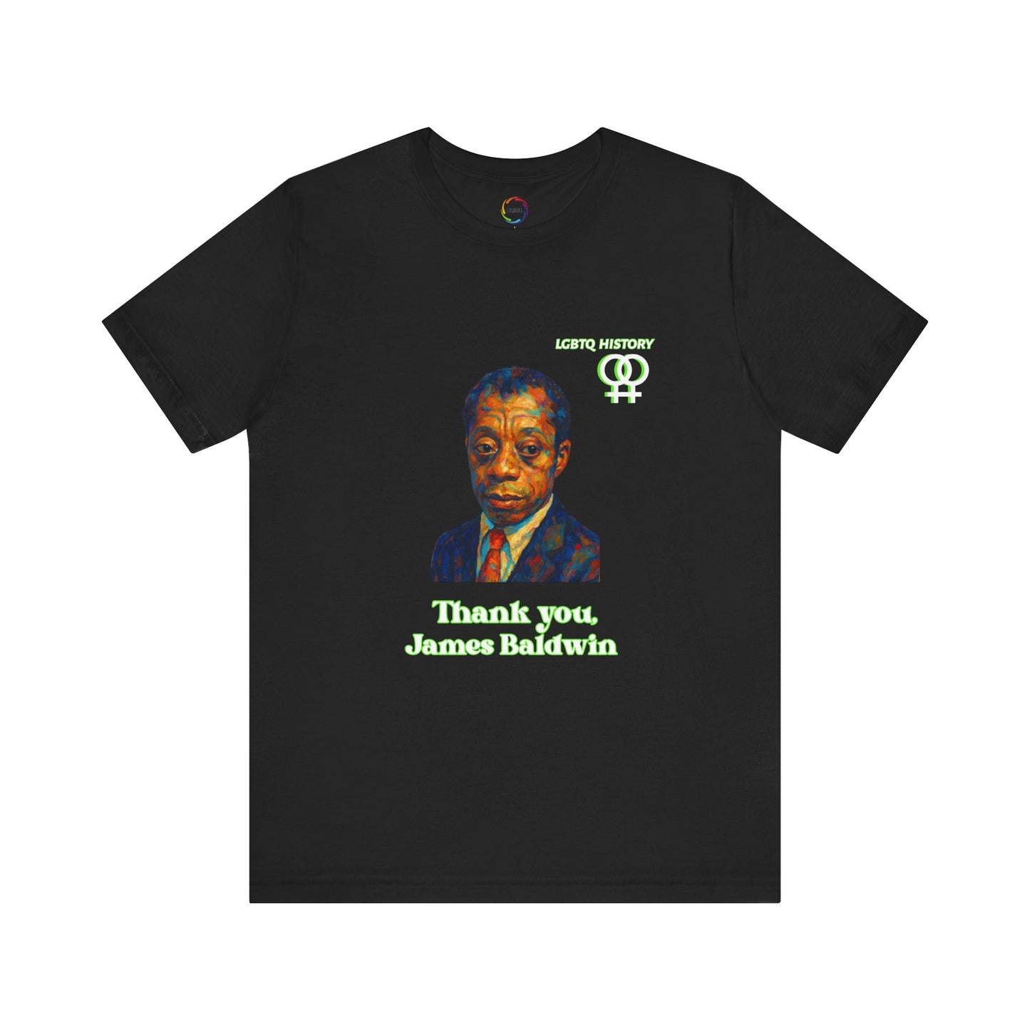 James Baldwin LGBTQ History Tribute Tee