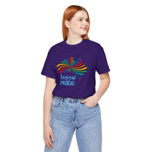 Aussie Pride Unisex Short Sleeve Tee - Celebrate Diversity and Inclusivity