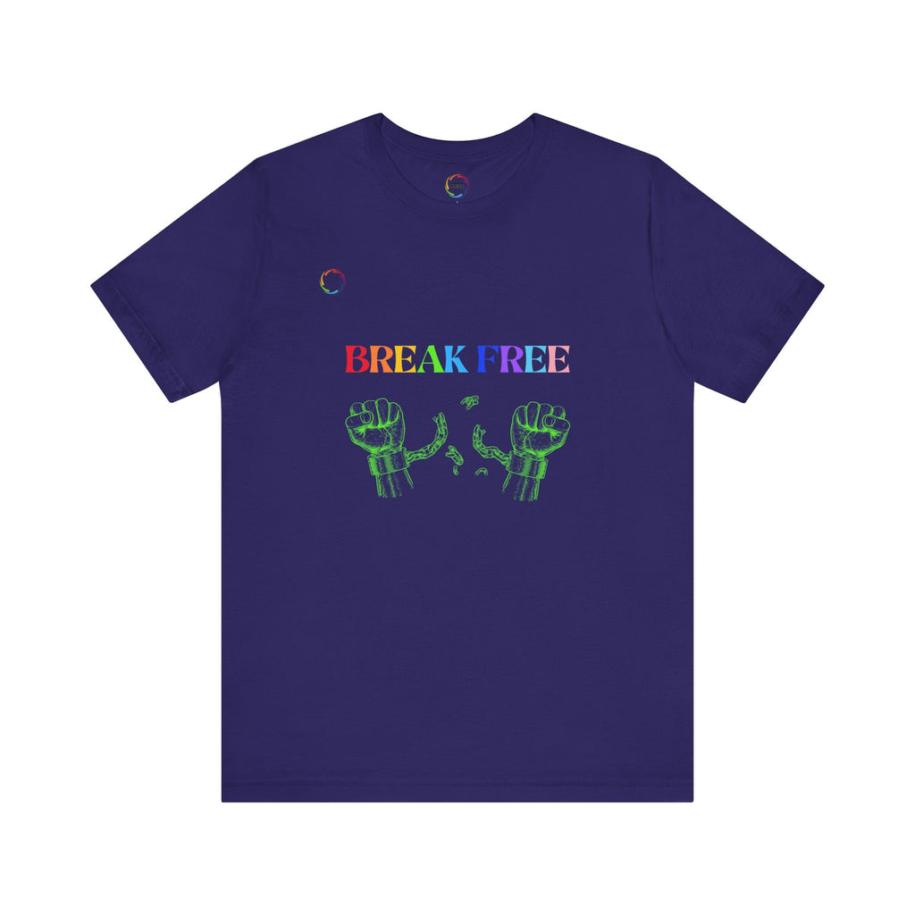 Break Free PRIDE Unisex Tee - Celebrate Empowerment and Freedom