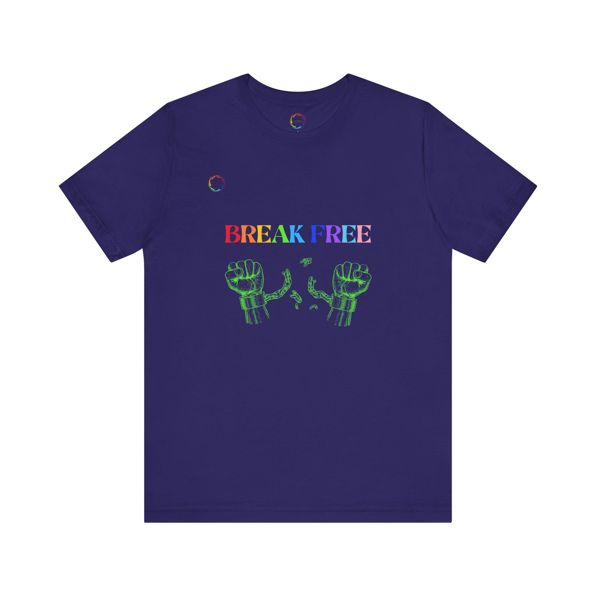 Break Free PRIDE Unisex Tee - Celebrate Empowerment and Freedom