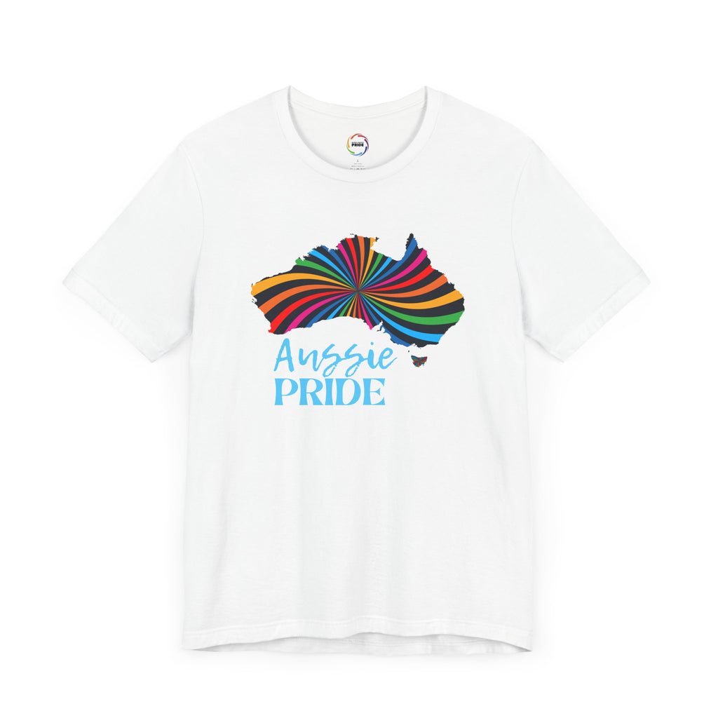Aussie Pride Unisex Short Sleeve Tee - Celebrate Diversity and Inclusivity