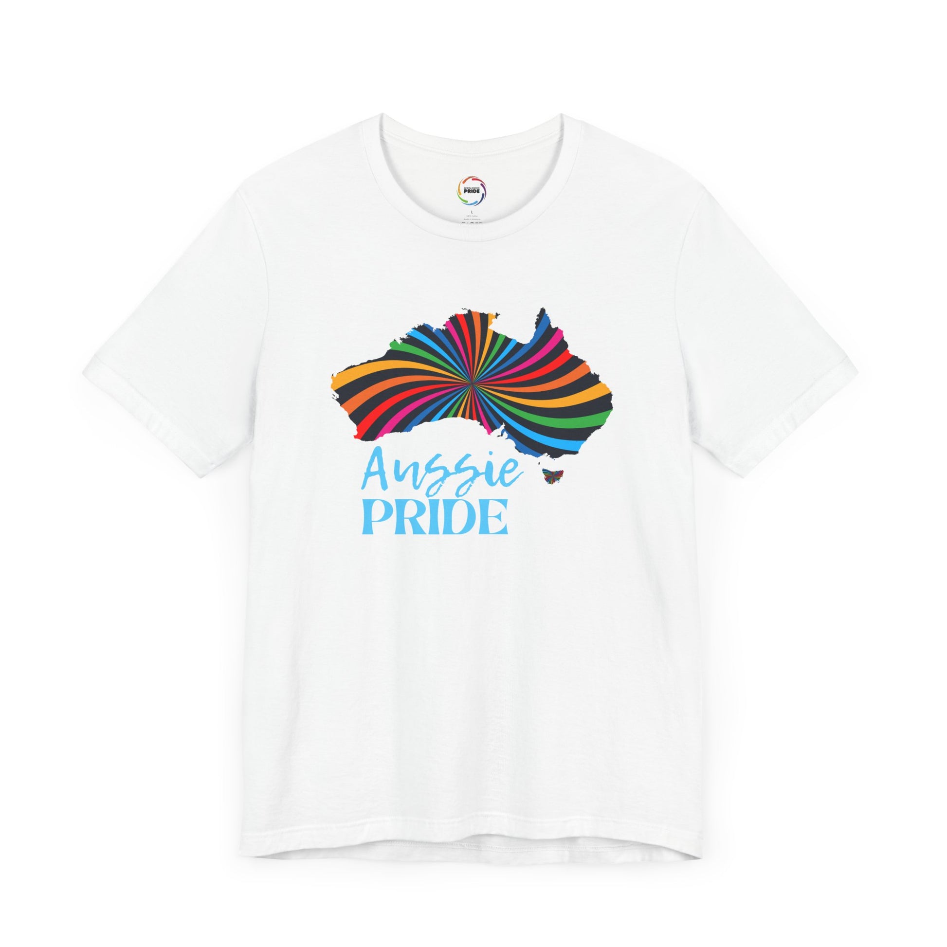 Aussie Pride Unisex Short Sleeve Tee - Celebrate Diversity and Inclusivity