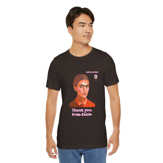 Thank You, Frida Kahlo, Feminist Art Tribute Tee, Empowerment Statement Top