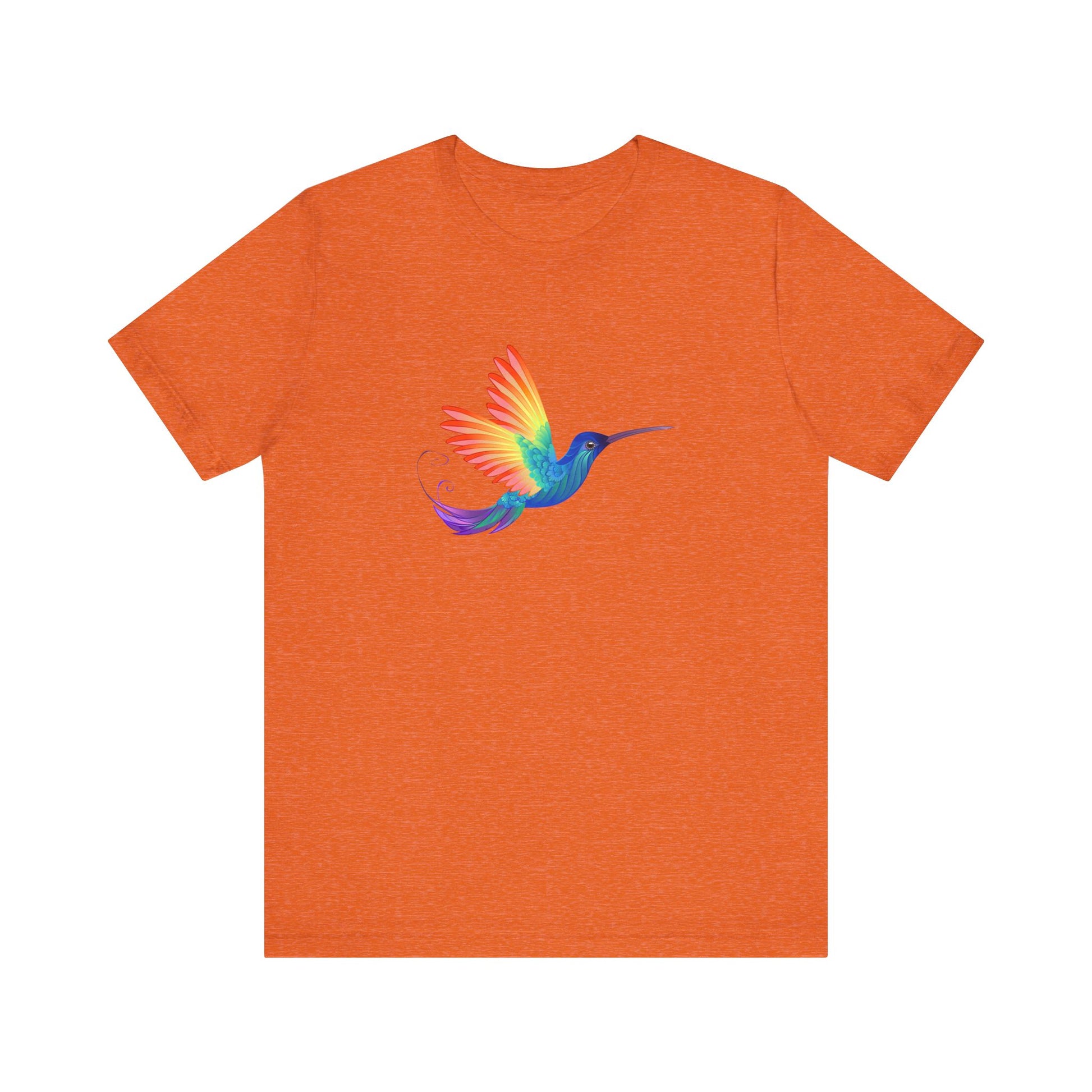 PRIDE Rainbow Hummingbird T-Shirt | Unisex Short Sleeve Tee