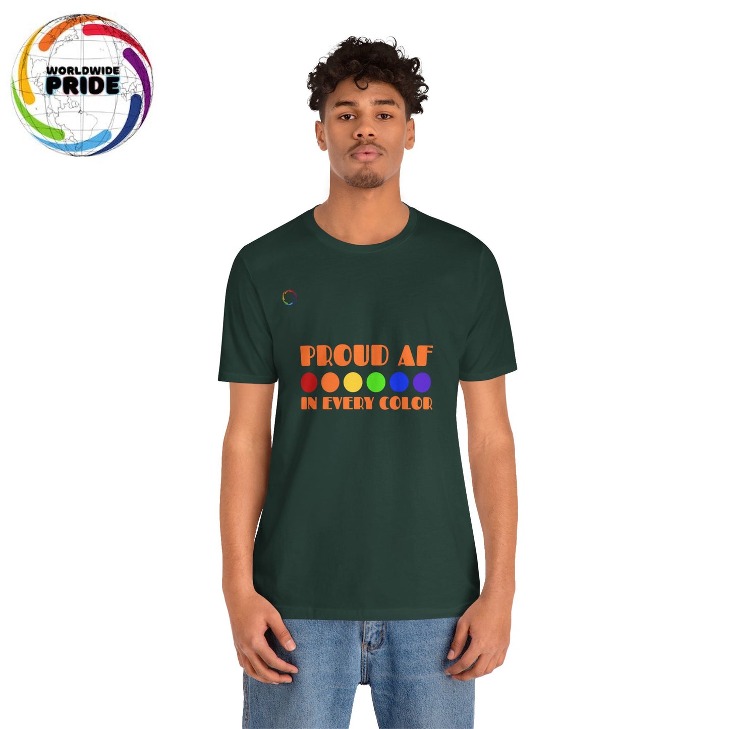 Proud AF Unisex Tee - Celebrate PRIDE with Every Color