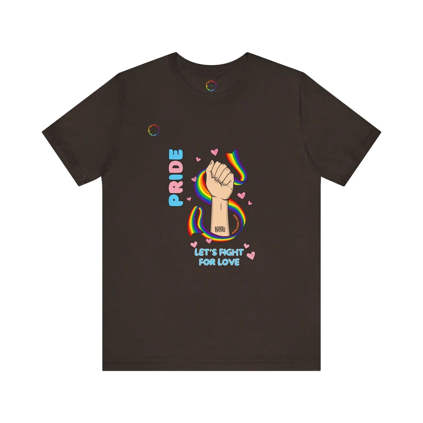 PRIDE Tee - Let's Fight for Love Printify