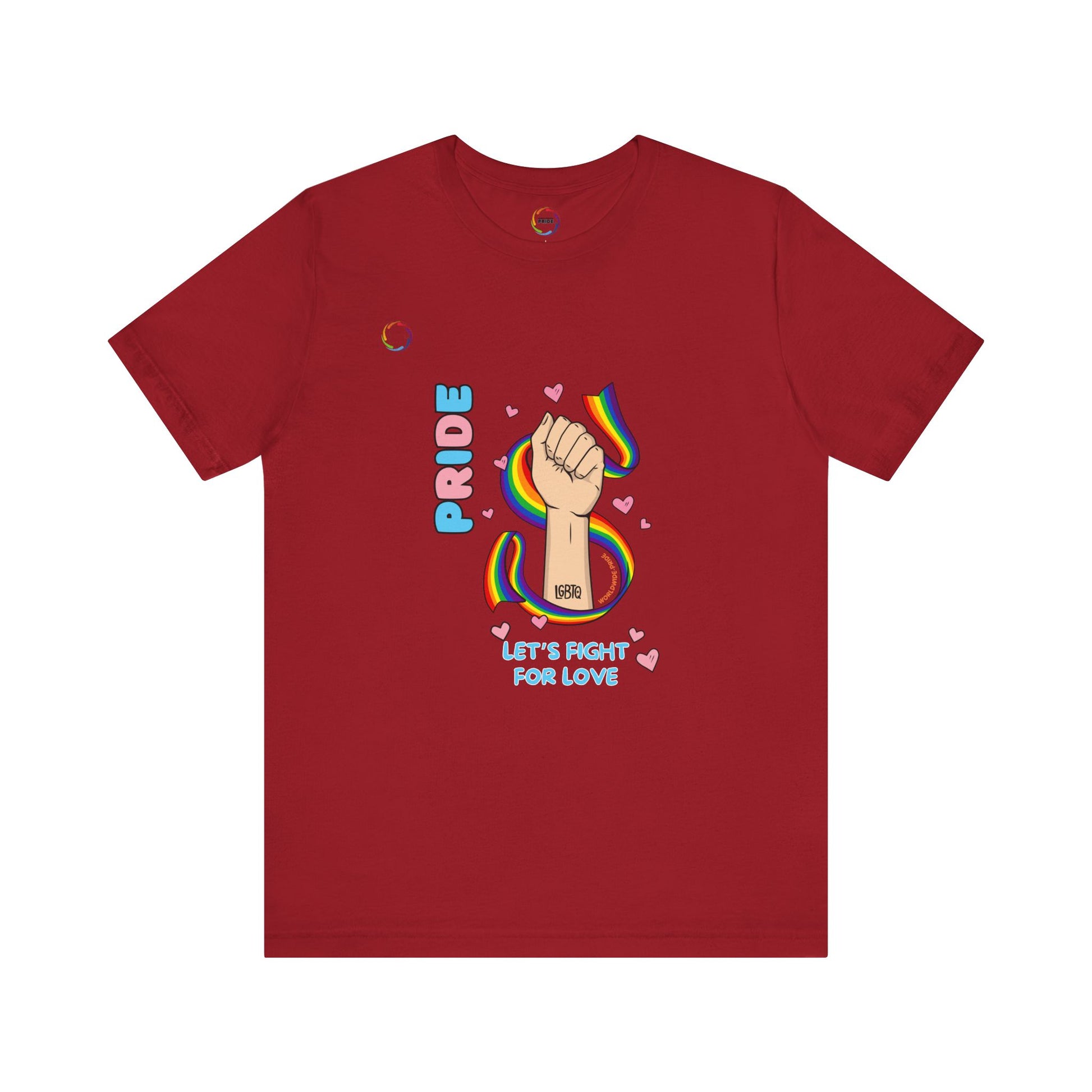 PRIDE Tee - Let's Fight for Love