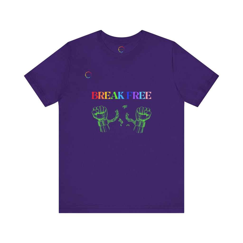 Break Free PRIDE Unisex Tee - Celebrate Empowerment and Freedom