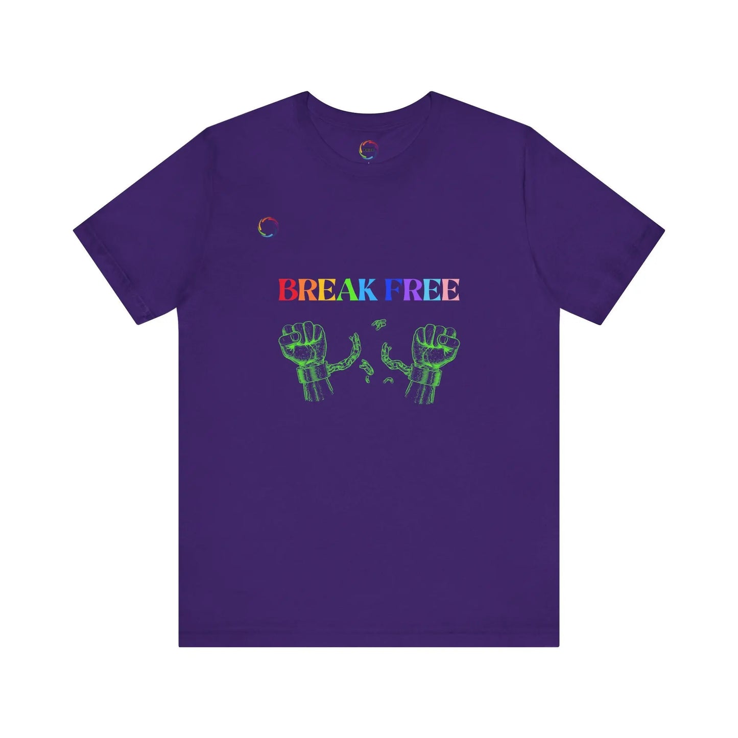 Break Free PRIDE Unisex Tee - Celebrate Empowerment and Freedom Printify
