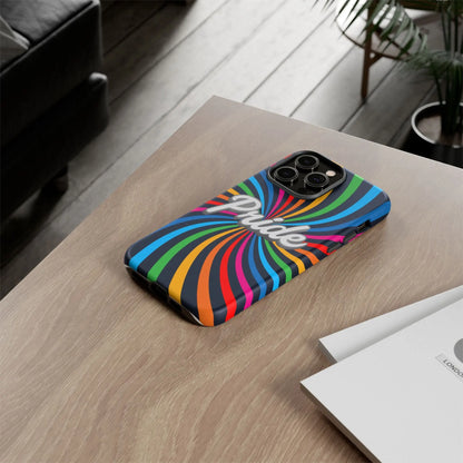 Colorful PRIDE Phone Case - Tough Cases for LGBTQ+ Community Printify