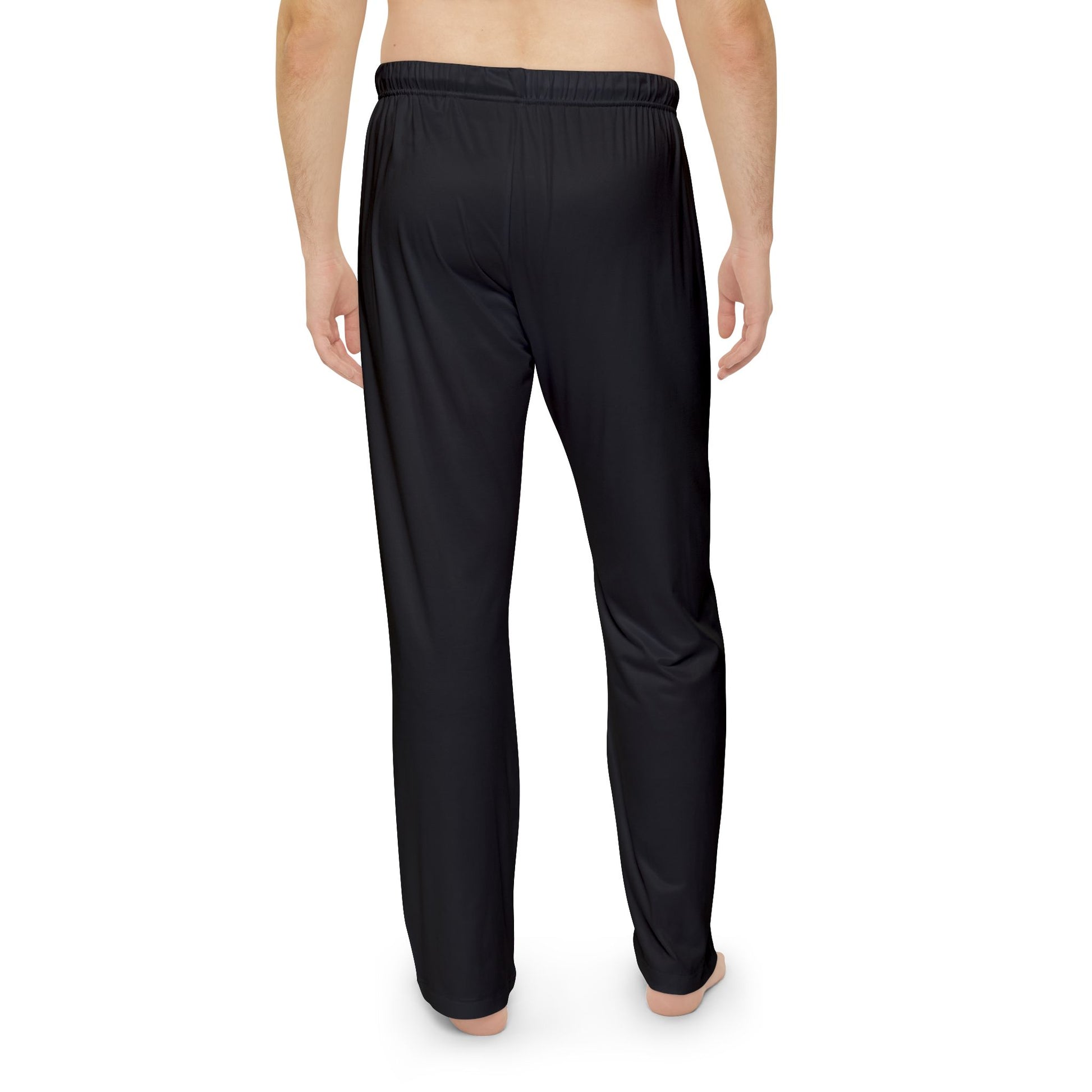 Comfortable Men's Pajama Pants with Rainbow Accent
