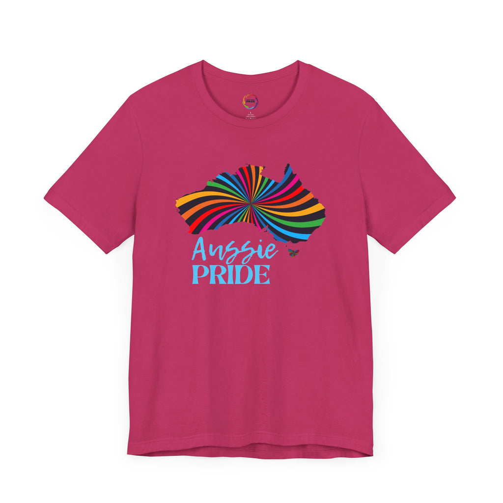 Aussie Pride Unisex Short Sleeve Tee - Celebrate Diversity and Inclusivity