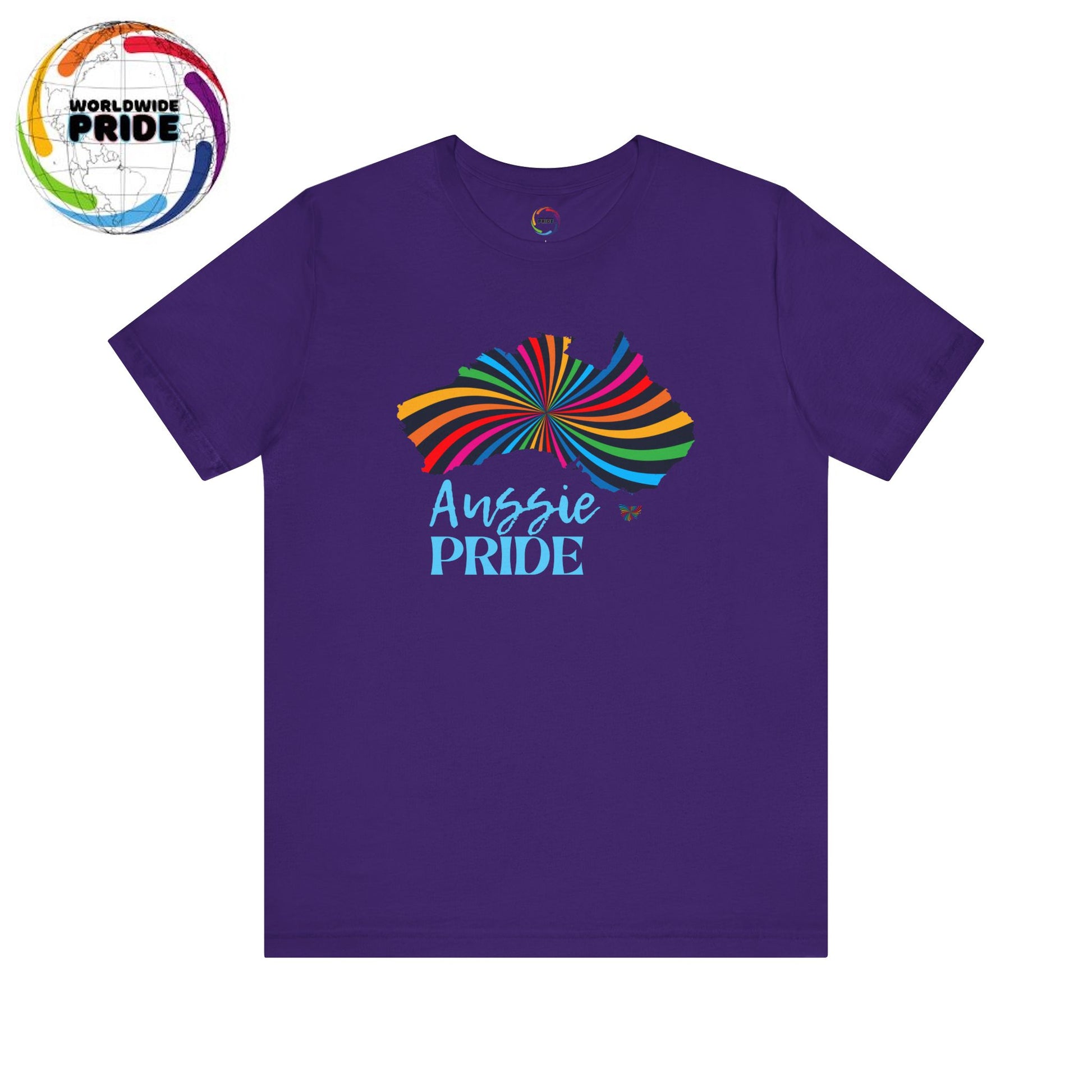 Aussie Pride Unisex Short Sleeve Tee - Celebrate Diversity and Inclusivity