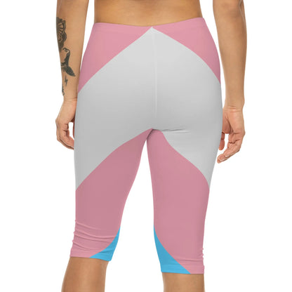 Transgender PRIDE Capri Leggings Printify
