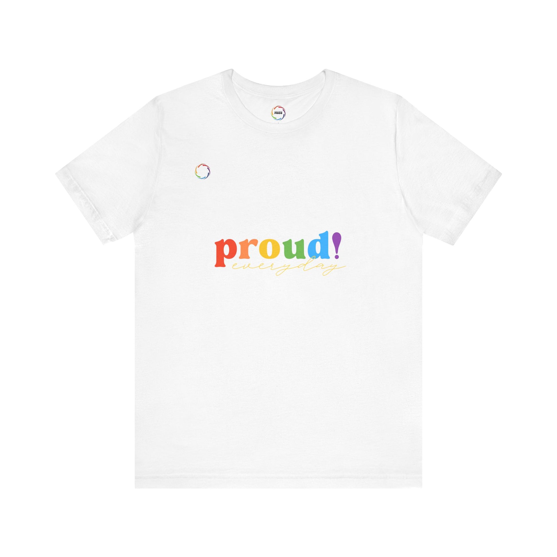Proud! Unisex Short Sleeve Tee - Celebrate LGBTQ+ PRIDE