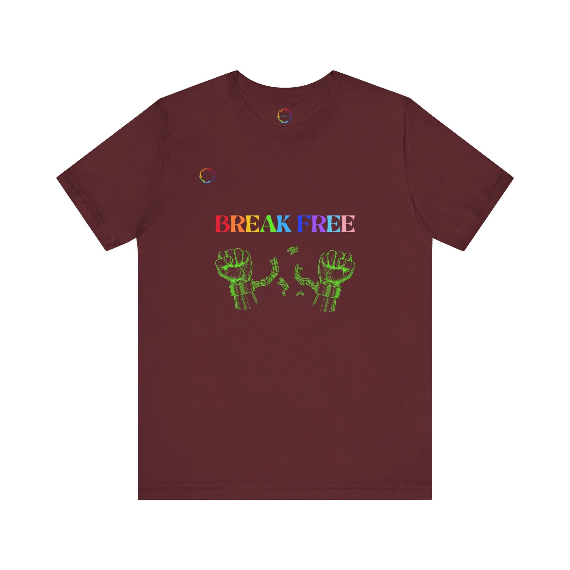 Break Free PRIDE Unisex Tee - Celebrate Empowerment and Freedom