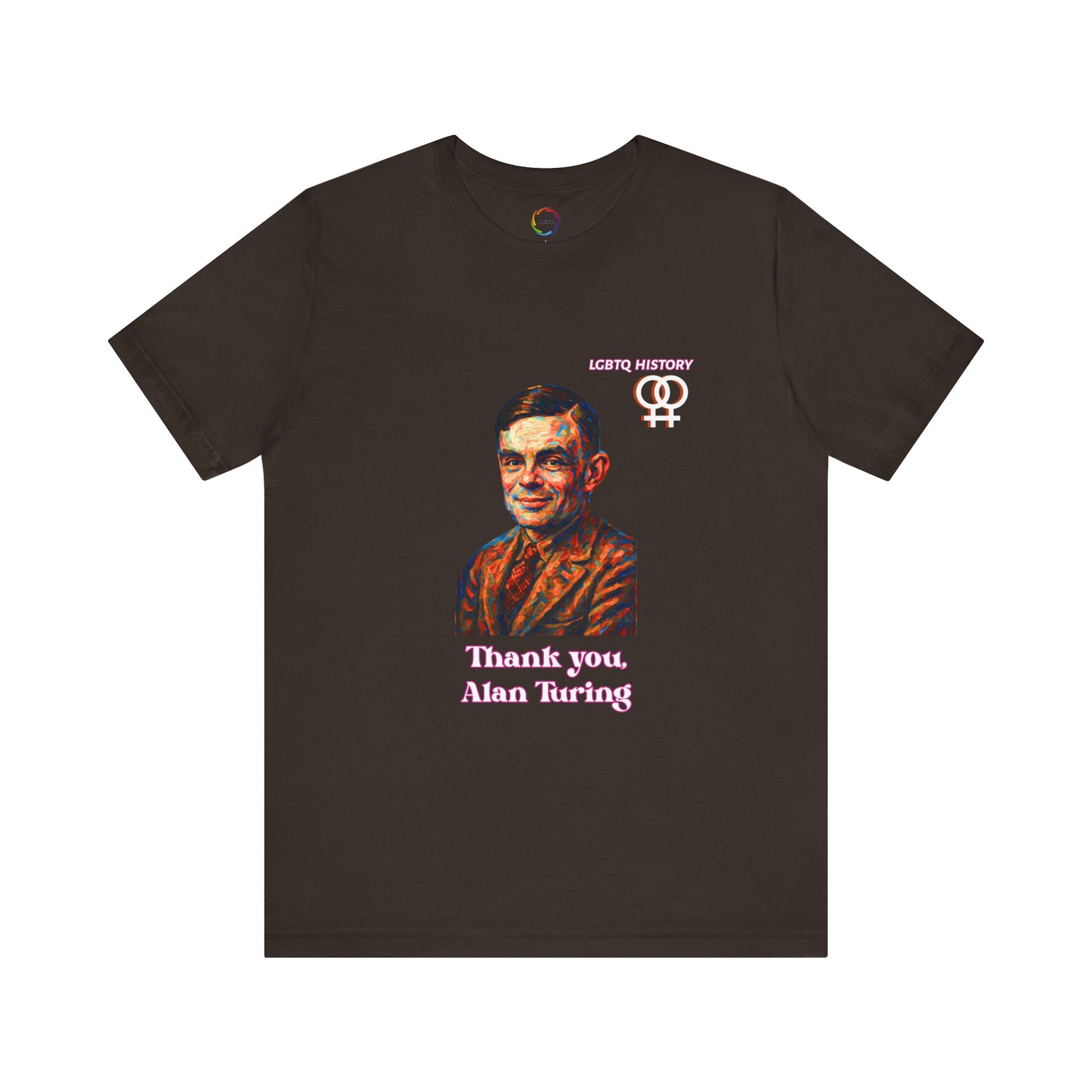 Alan Turing Inspired Thank You Tee, Inspirational T-Shirt, STEM Gift, Tech Enthusiast Shirt, Unisex Casual Wear, Geeky Gift