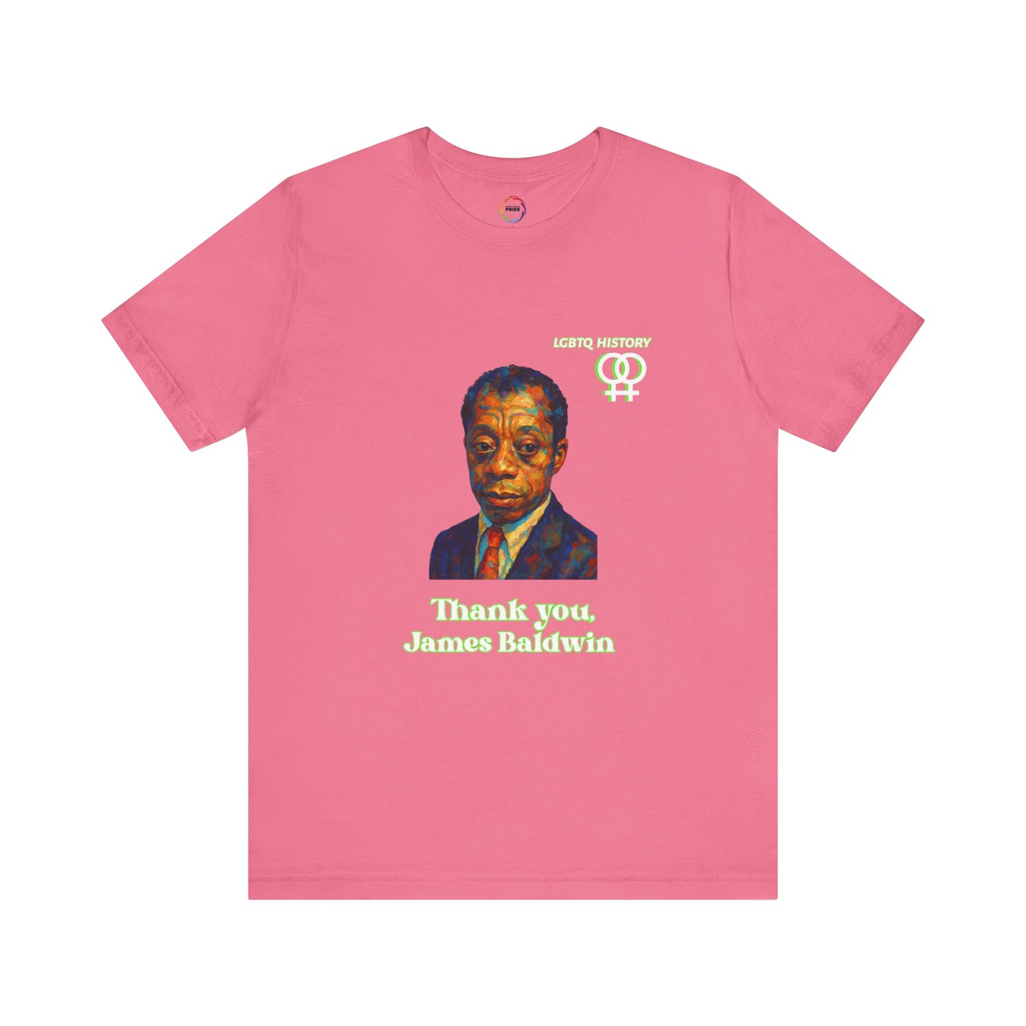 James Baldwin LGBTQ History Tribute Tee