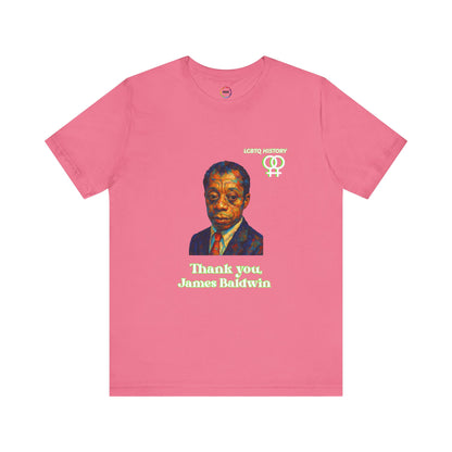 James Baldwin LGBTQ History Tribute Tee