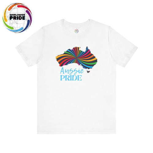 Aussie Pride Unisex Short Sleeve Tee - Celebrate Diversity and Inclusivity