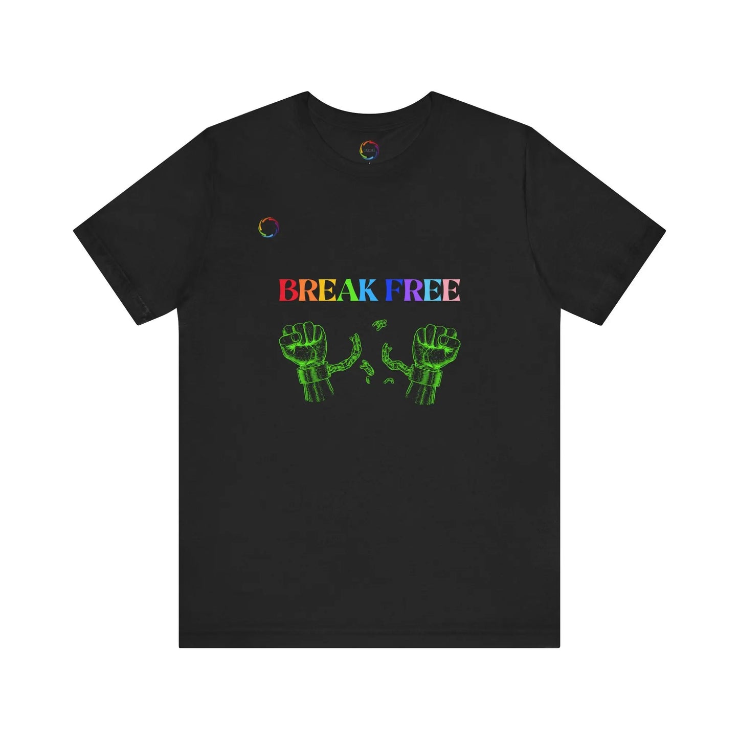 Break Free PRIDE Unisex Tee - Celebrate Empowerment and Freedom Printify